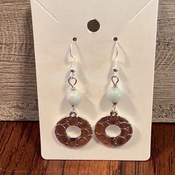 Silver Drop Earrings - Picture 4 of 5